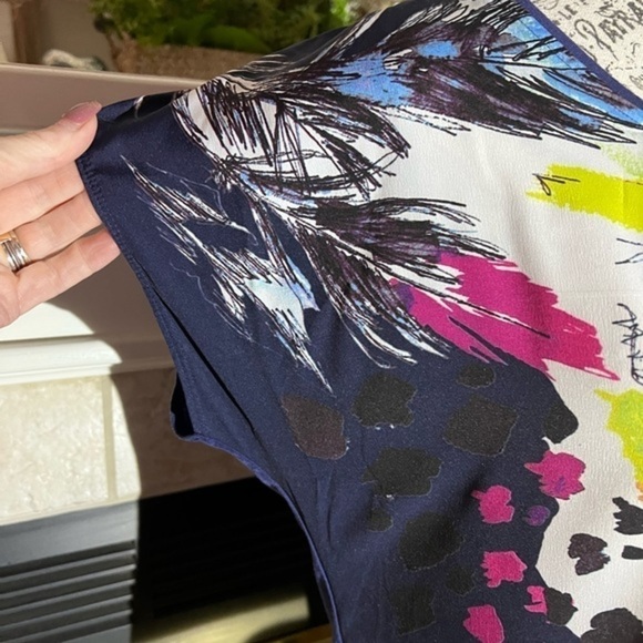 Rock & Republic Colorful Cheetah Top - Picture 6 of 14